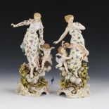 2 Figuren Venus mit Amorknabe. Triebner, Ens & Eckert.