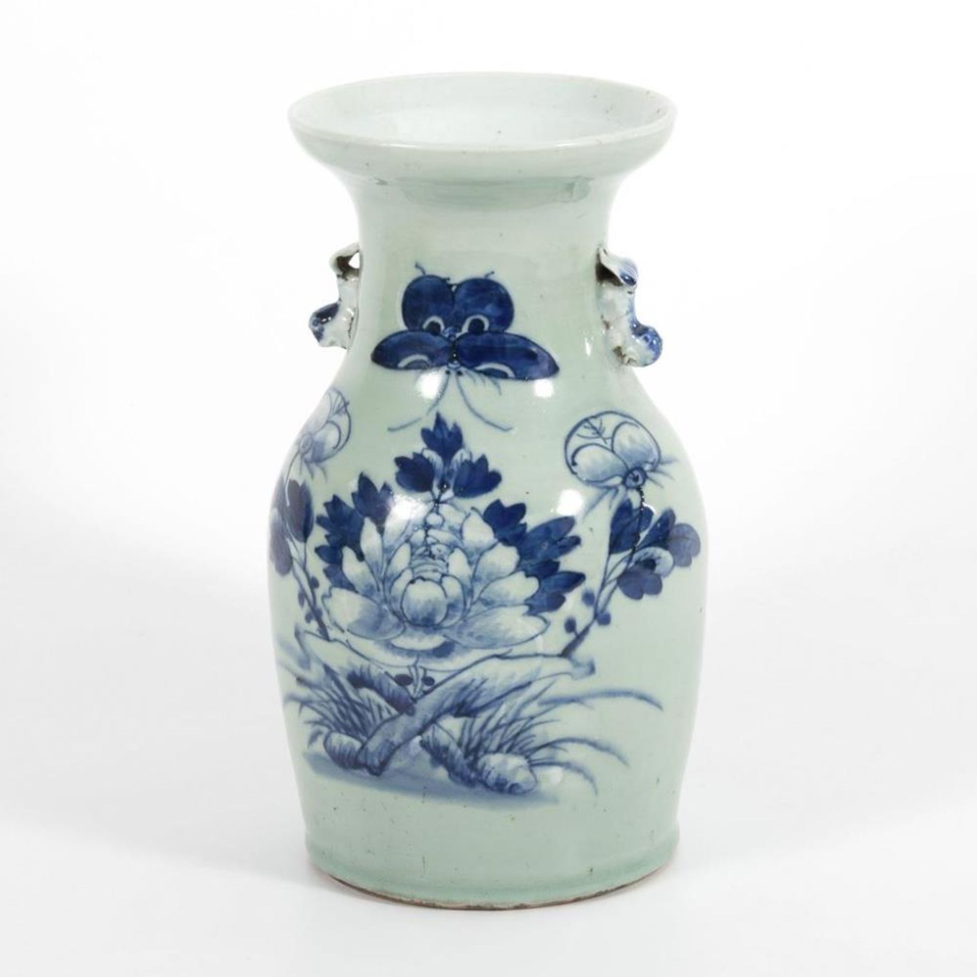 Unterglasurblau-Vase.