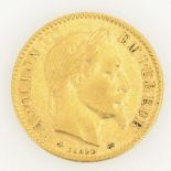 10 Francs Goldmünze.