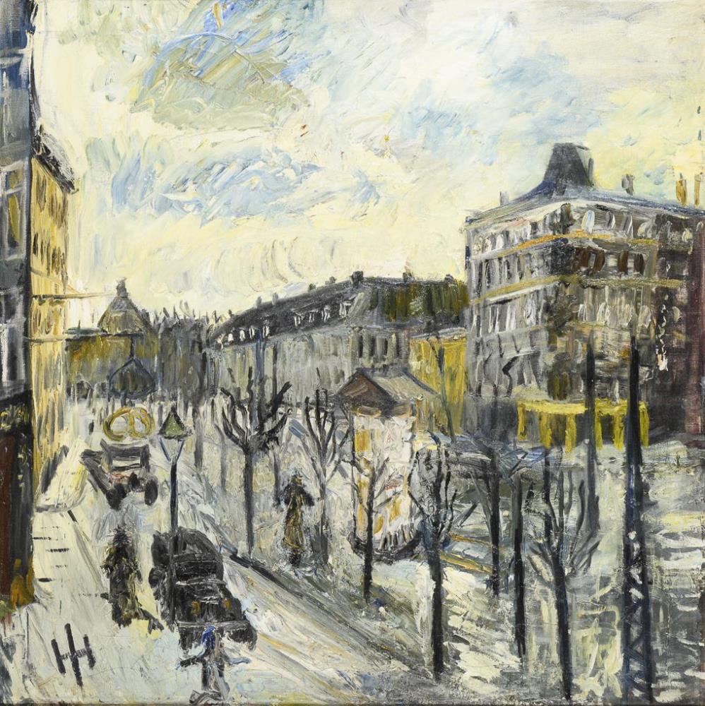 HÖYRUP, Ingeborg (1906 - 1973). Kopenhagen im Winter.