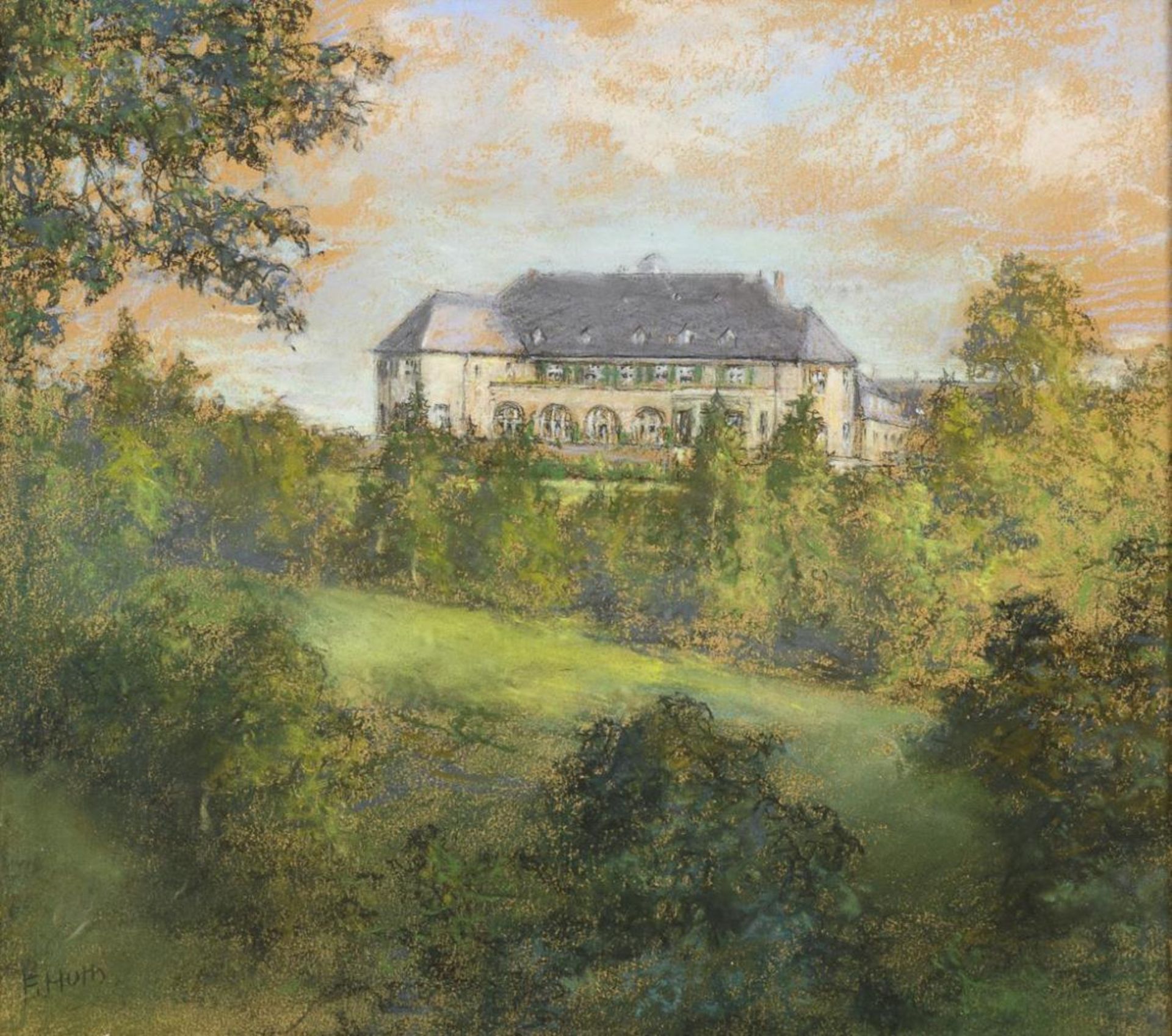 HUTH, Franz (1876 Pößneck - 1970 Weimar). Villa Bergfried in Saalfeld.