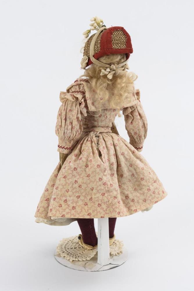 Zierliche Mädchenpuppe mit geschlossenem Mund. French Type, in der Art von Gaultier. - Image 6 of 8