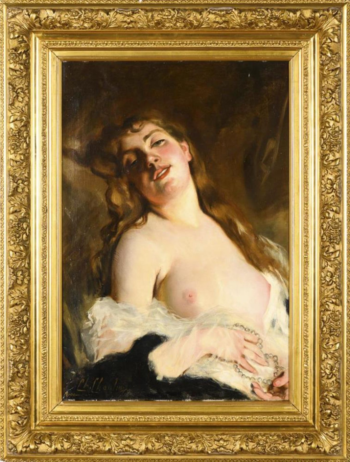 CHAPLIN, Charles (1825 Les Andelys - 1891 Paris). Porträt "Madeleine". - Bild 3 aus 6