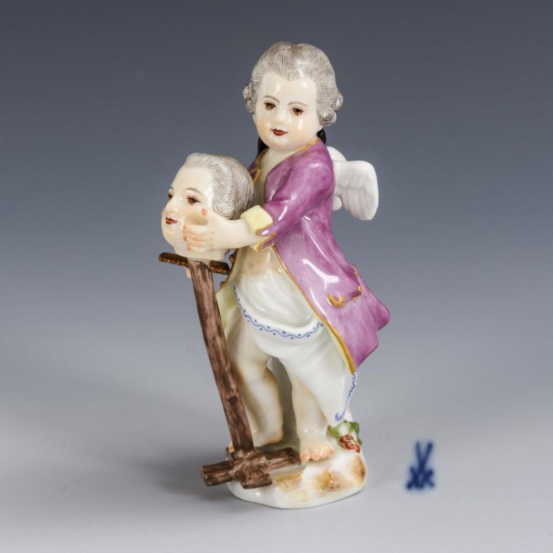 Amorette als Perückenmacher.  Meissen.