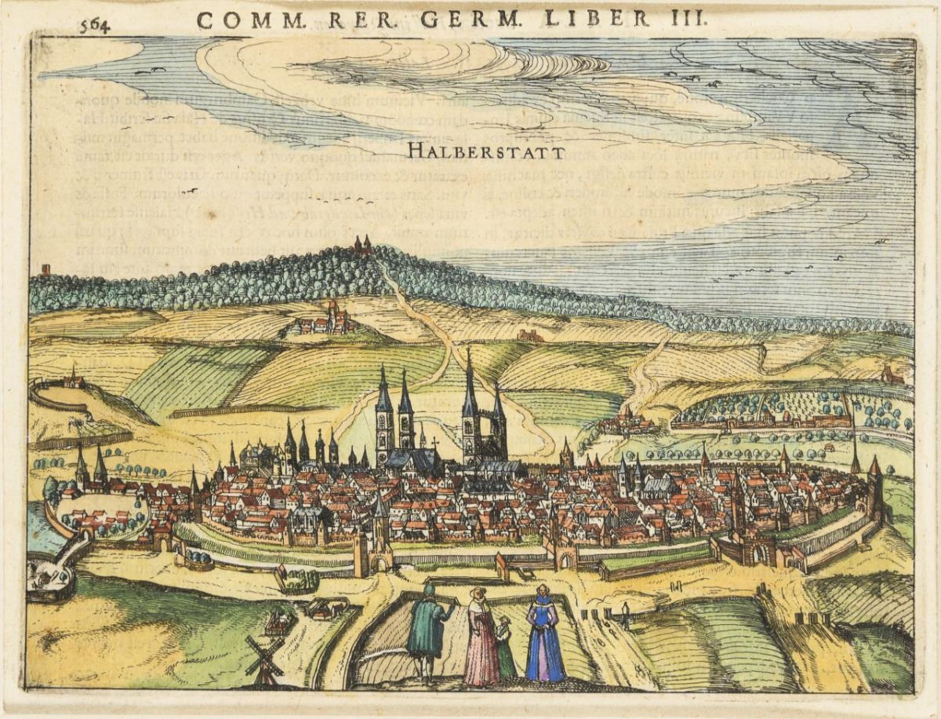 3 Ansichten der Stadt Halberstadt. - Bild 4 aus 4