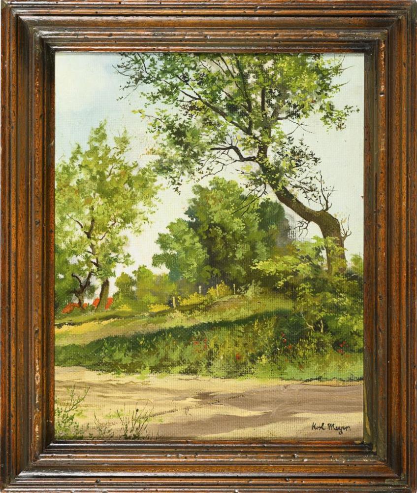 MEYER, Karl (Korl) (1902 - 1945 Ribnitz). Bäume in alter Dünenlandschaft. - Image 2 of 3
