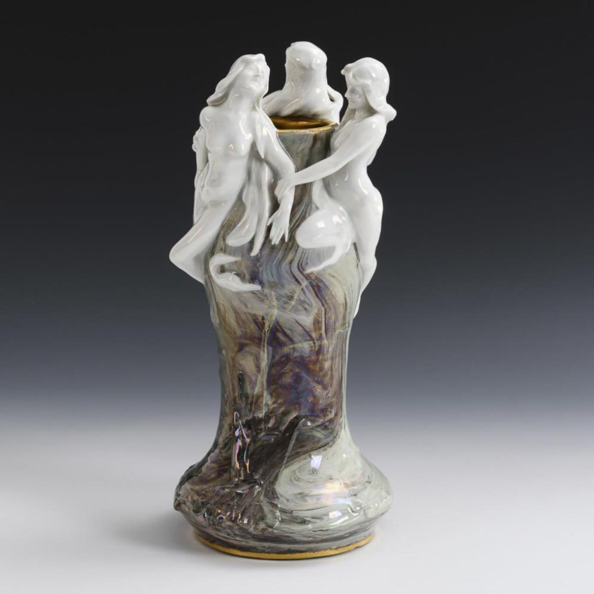 Jugendstil-Vase "Rheingold". Rosenthal.| siehe Nachtrag
