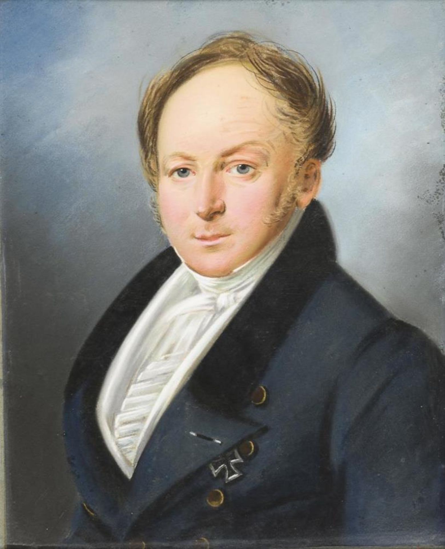 Biedermeier-Bildnis Heinrich Carl Otto von Zieten.