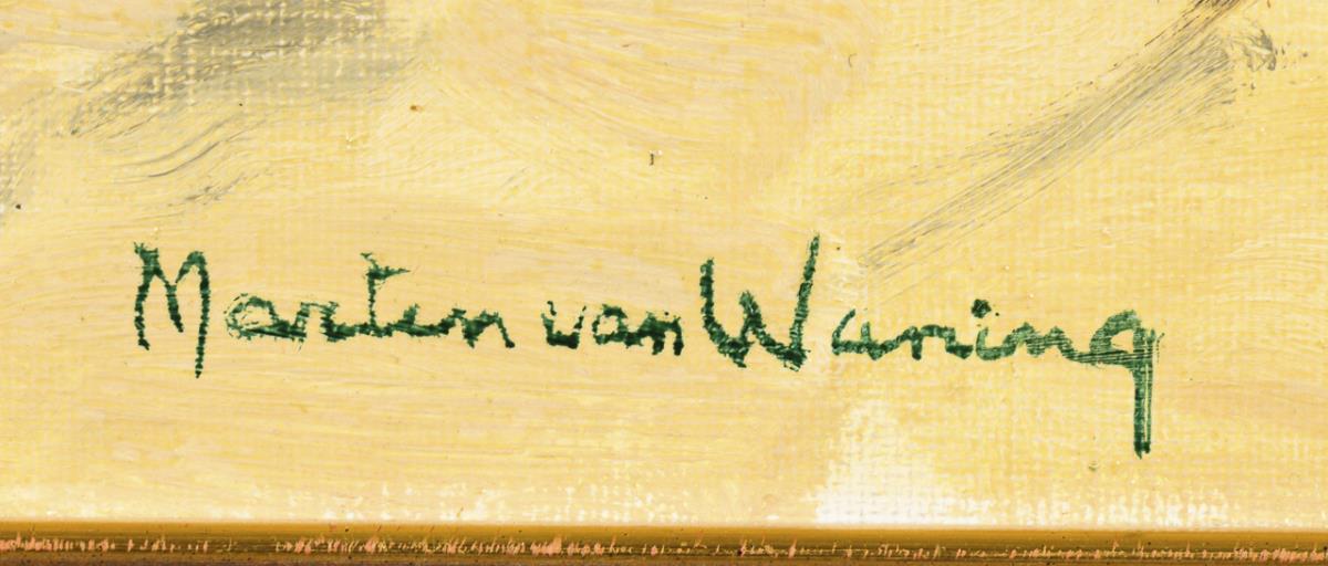 WANING, Martin van (1889 Den Haag - 1972 Dokkum). Strand an der Nordsee. - Image 3 of 3