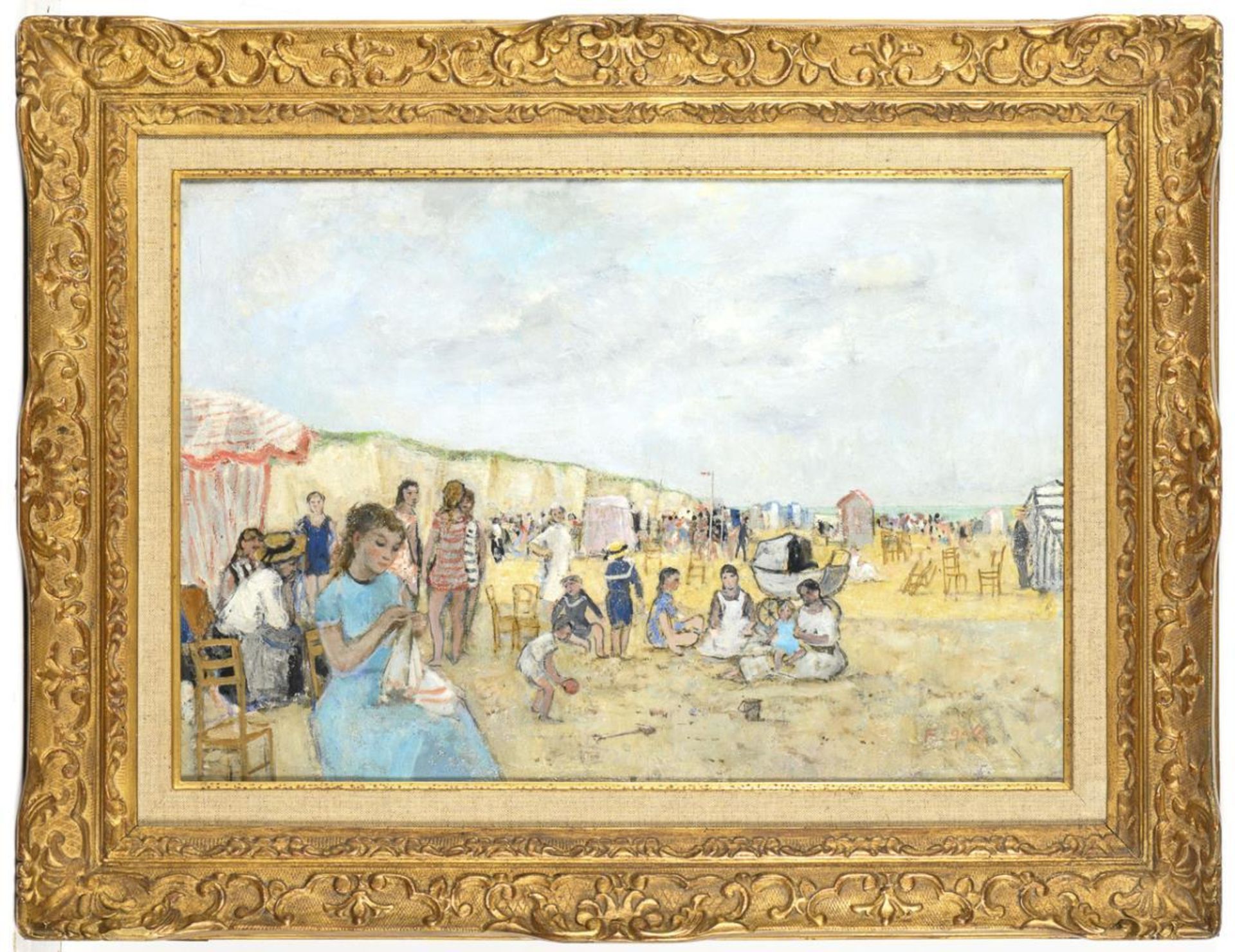 GALL, Francois (1912 Kolozsvár/Transsilvanien - 1987 Paris). Strandszene. - Bild 3 aus 6