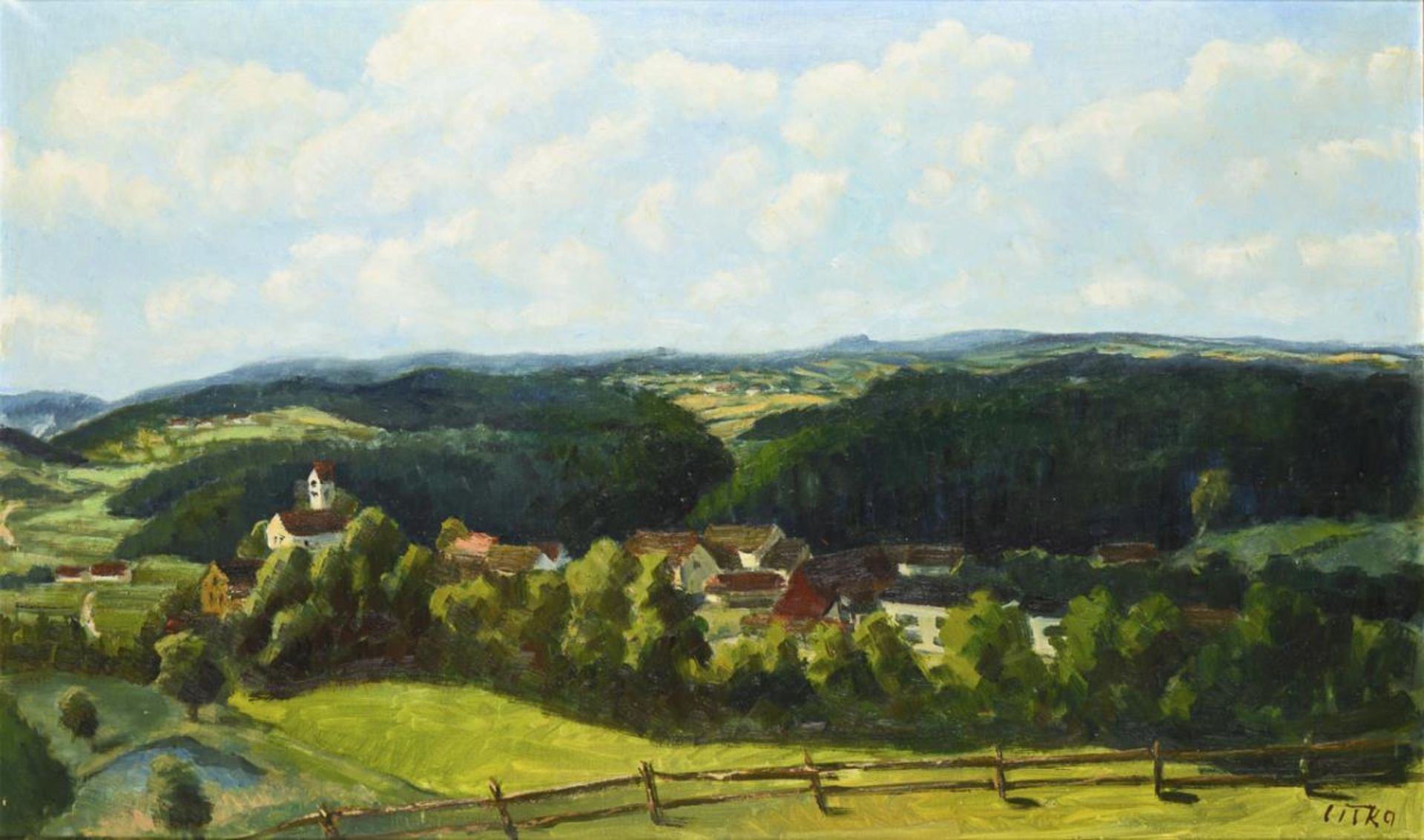 LIŠKA, Karel (1814 Poltawa/Ukraine - 1987 Daisendorf). Partie am Bodensee.