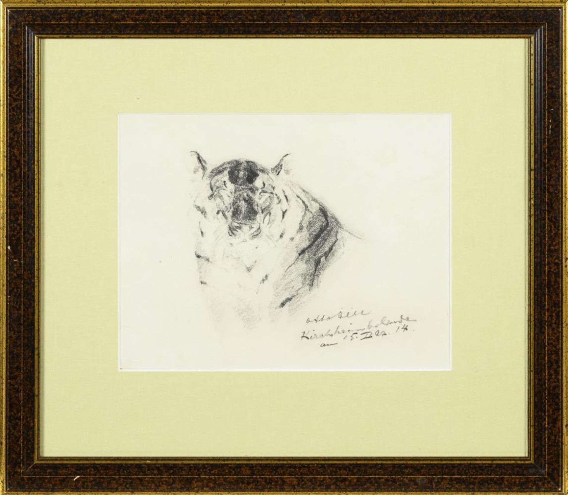 DILL, Otto (1884 Neustadt an der Weinstraße - 1957 Bad Dürkheim). Tiger. - Bild 2 aus 2