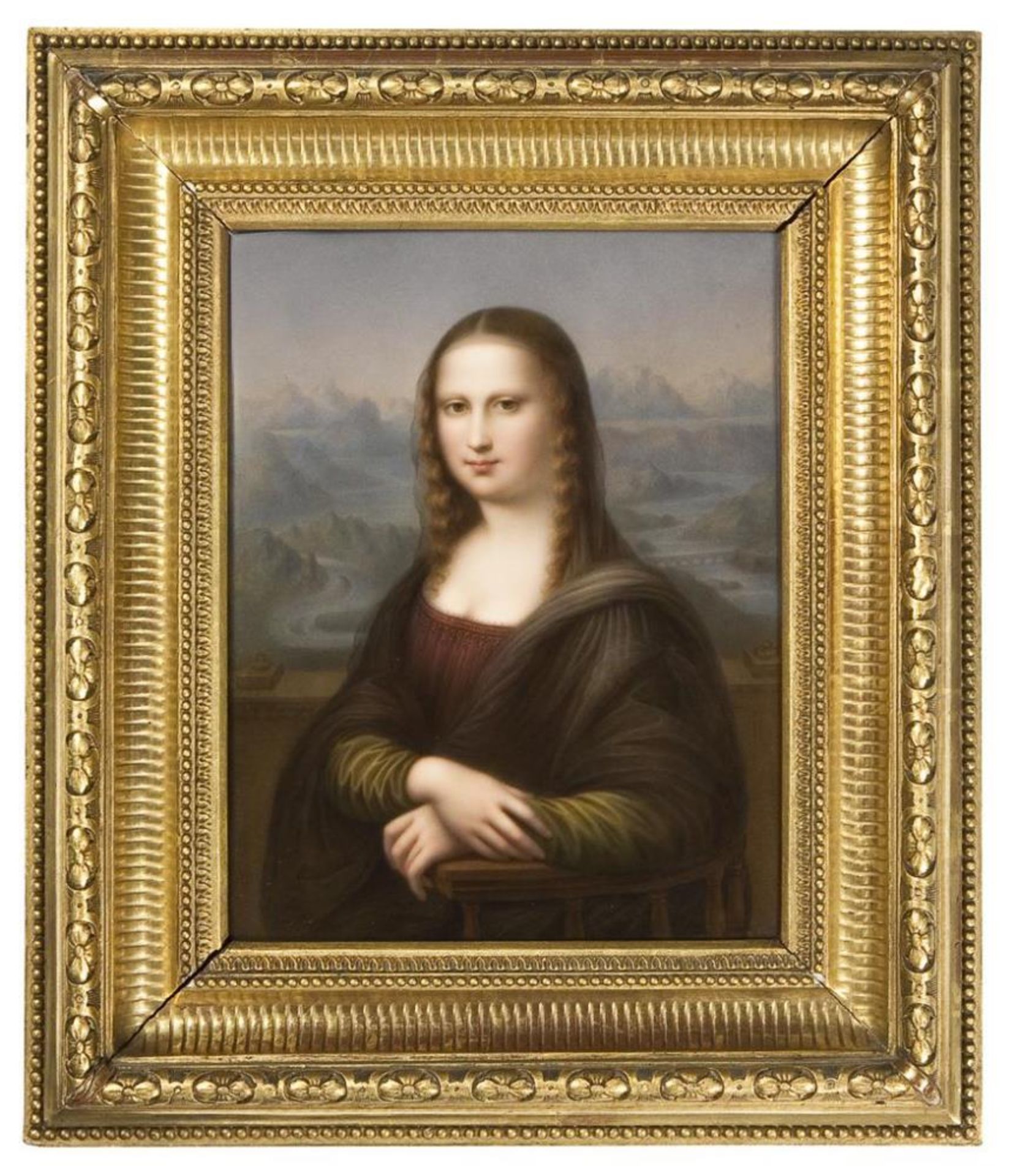 Bildplatte: Mona Lisa. KPM Berlin. | siehe Nachtrag - Bild 3 aus 4