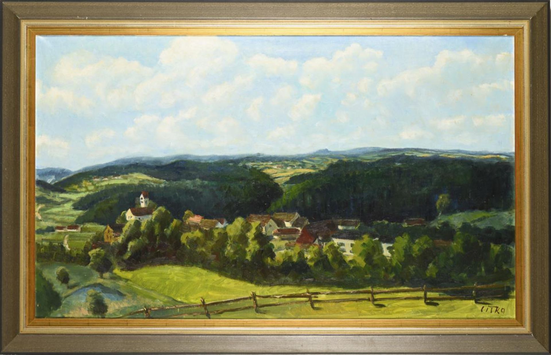 LIŠKA, Karel (1814 Poltawa/Ukraine - 1987 Daisendorf). Partie am Bodensee. - Bild 2 aus 3