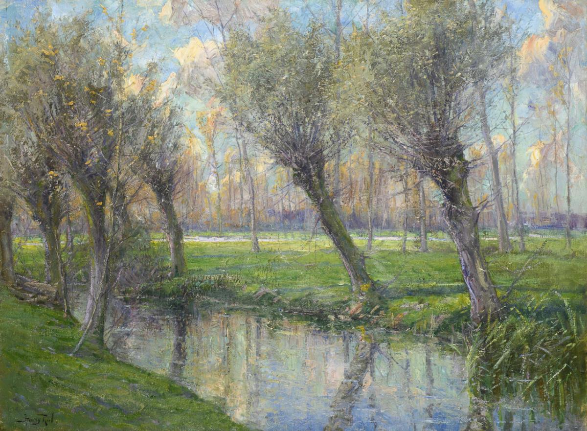 RUL, Henry (1862 Antwerpen - 1942 Viersel). Sonnige Landschaft.