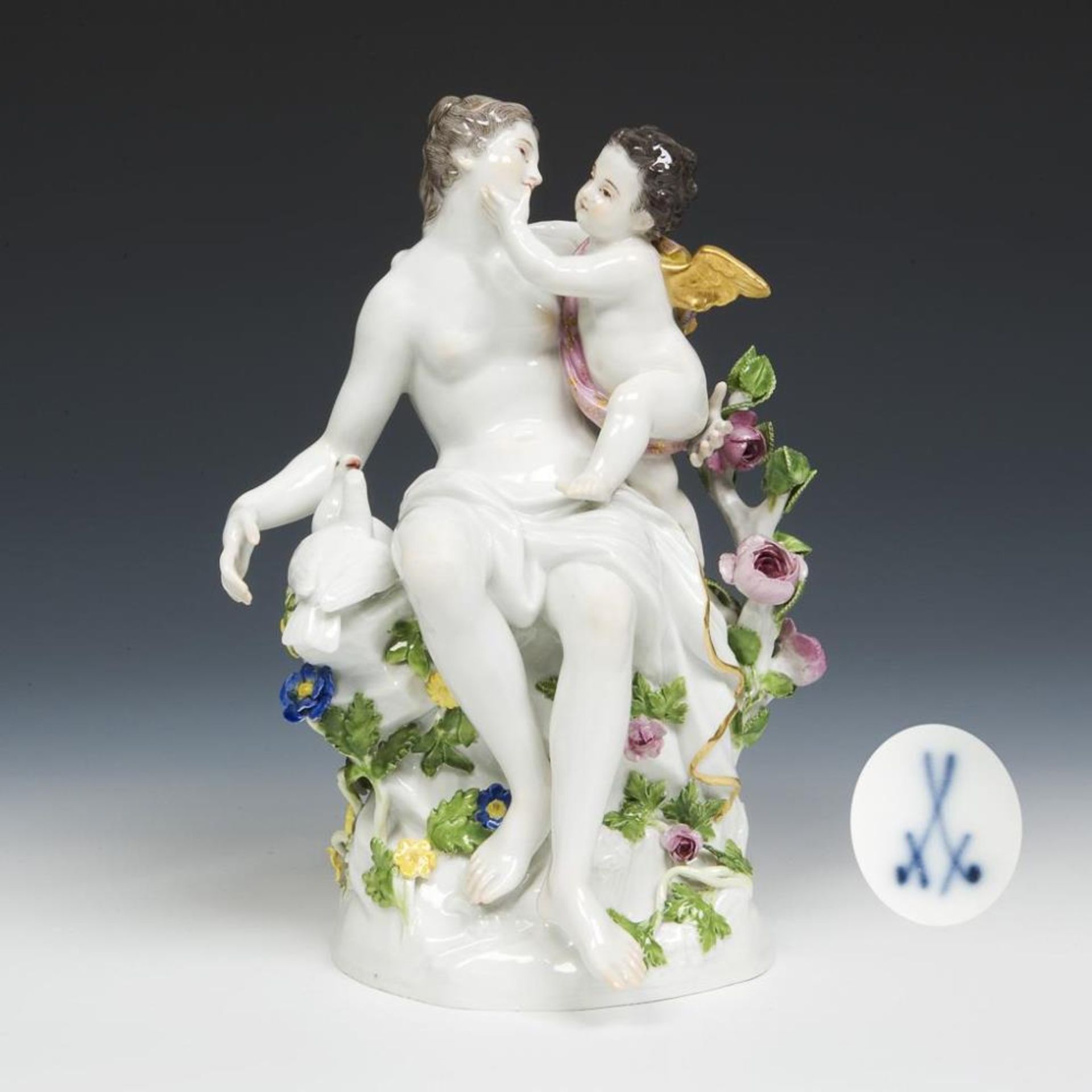 Venus und Amor.  Meissen.