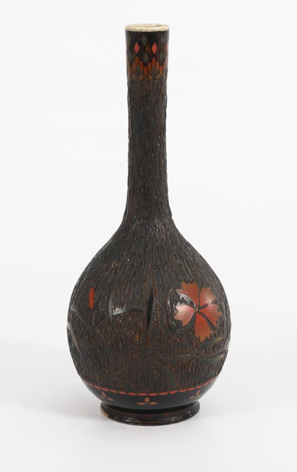 Ungewöhnliche Vase mit Vogeldekor. - Image 2 of 3