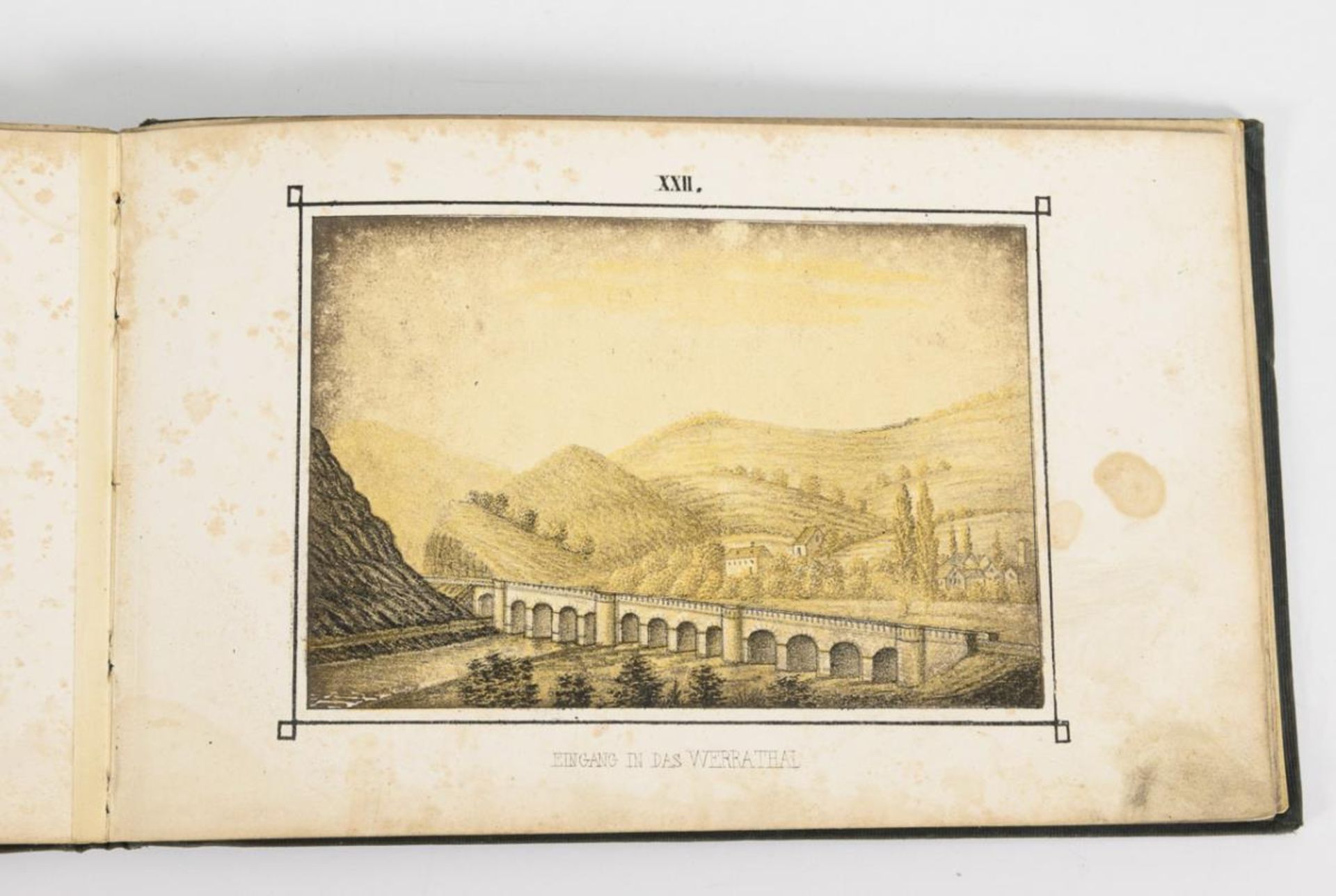 "Malerisches Album der Thüringischen Eisenbahnen". - Image 2 of 4