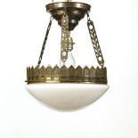 Jugendstil-Deckenlampe.