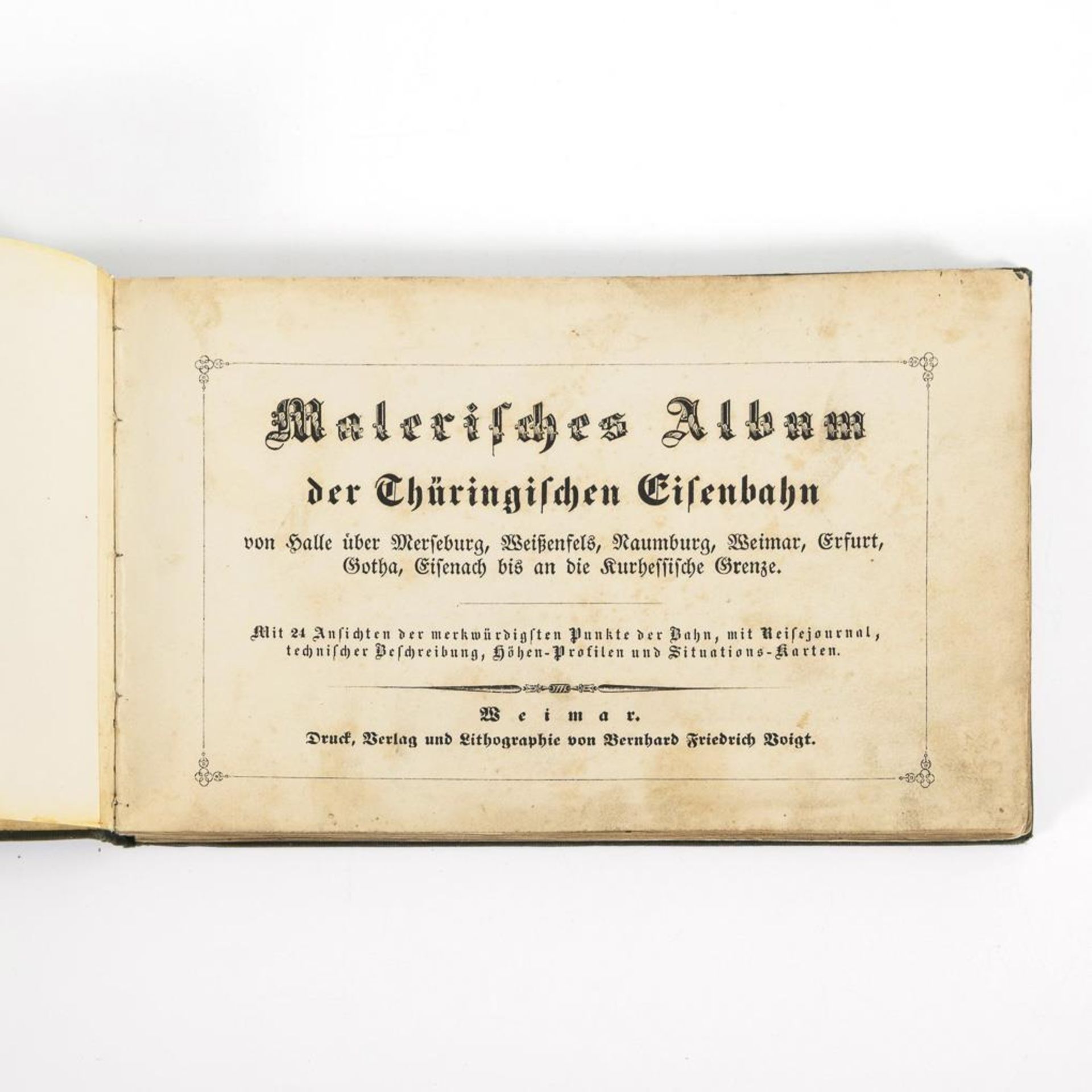 "Malerisches Album der Thüringischen Eisenbahnen".