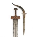 Schwert und Messer der Tuareg.