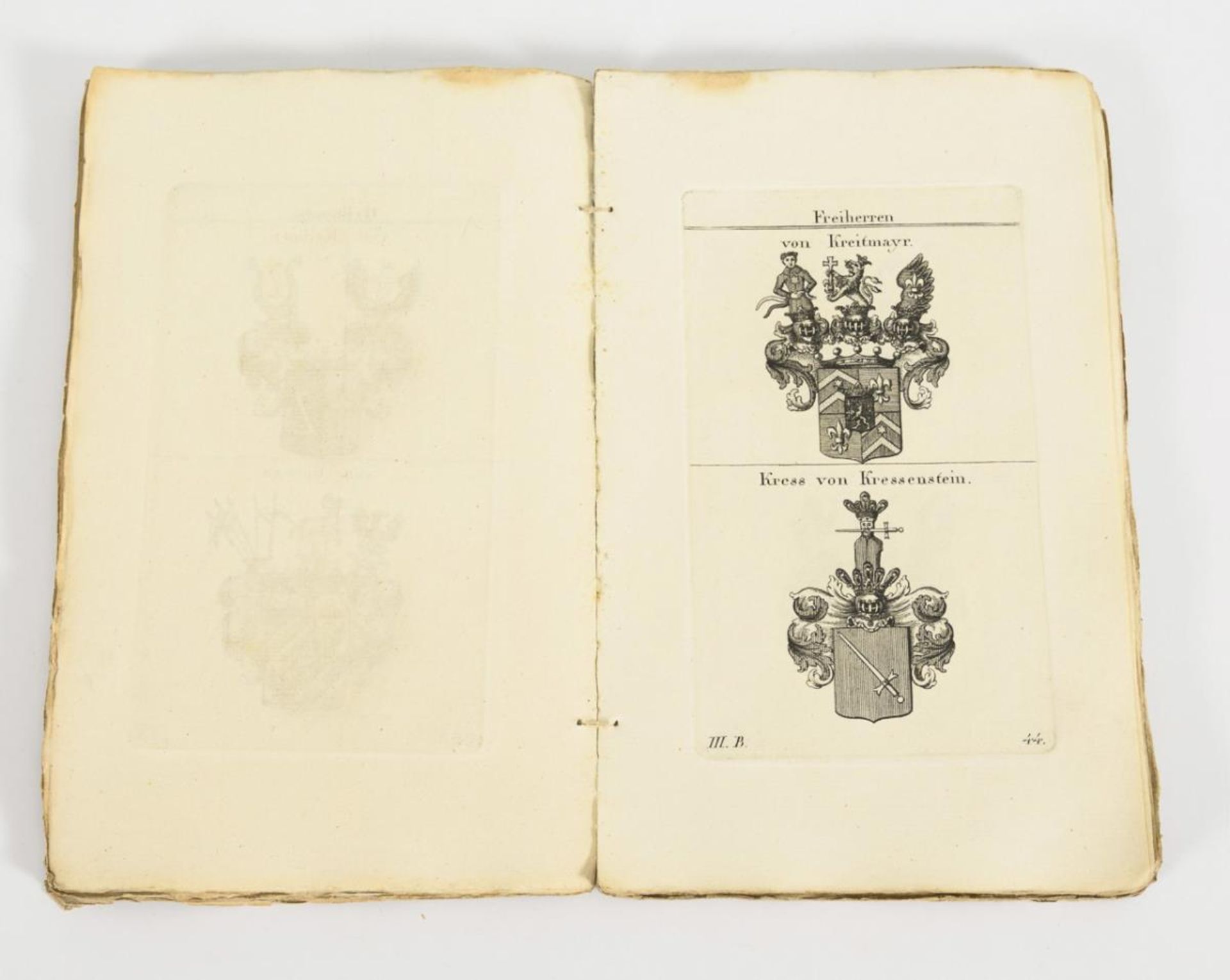 TYROFF, Konrad. "Wappenbuch des gesammten Adels des Königreichs Baiern", III. Band. - Image 3 of 3