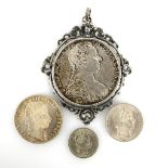 4 Münzen Österreich-Ungarn.