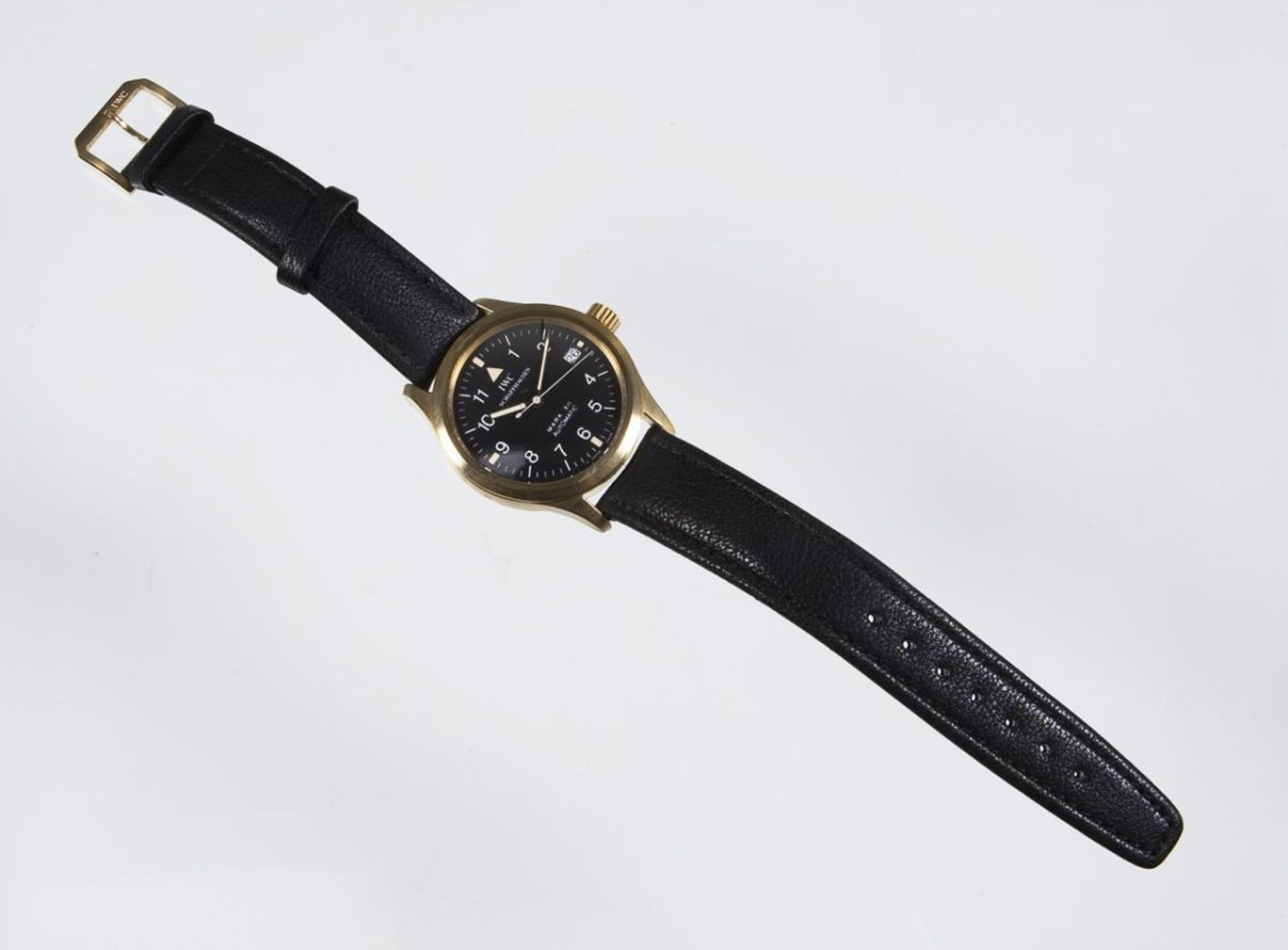 Flieger-Armbanduhr: Mark XII in Gold.. IWC SCHAFFHAUSEN. - Image 3 of 12