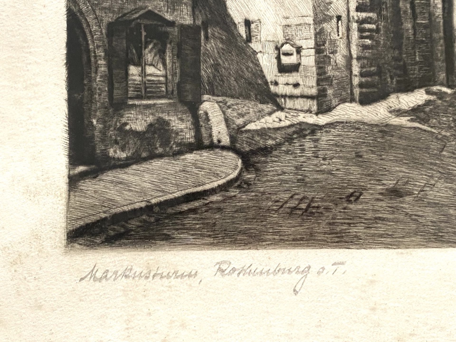 Reinhold Bach Radierung - Image 2 of 5