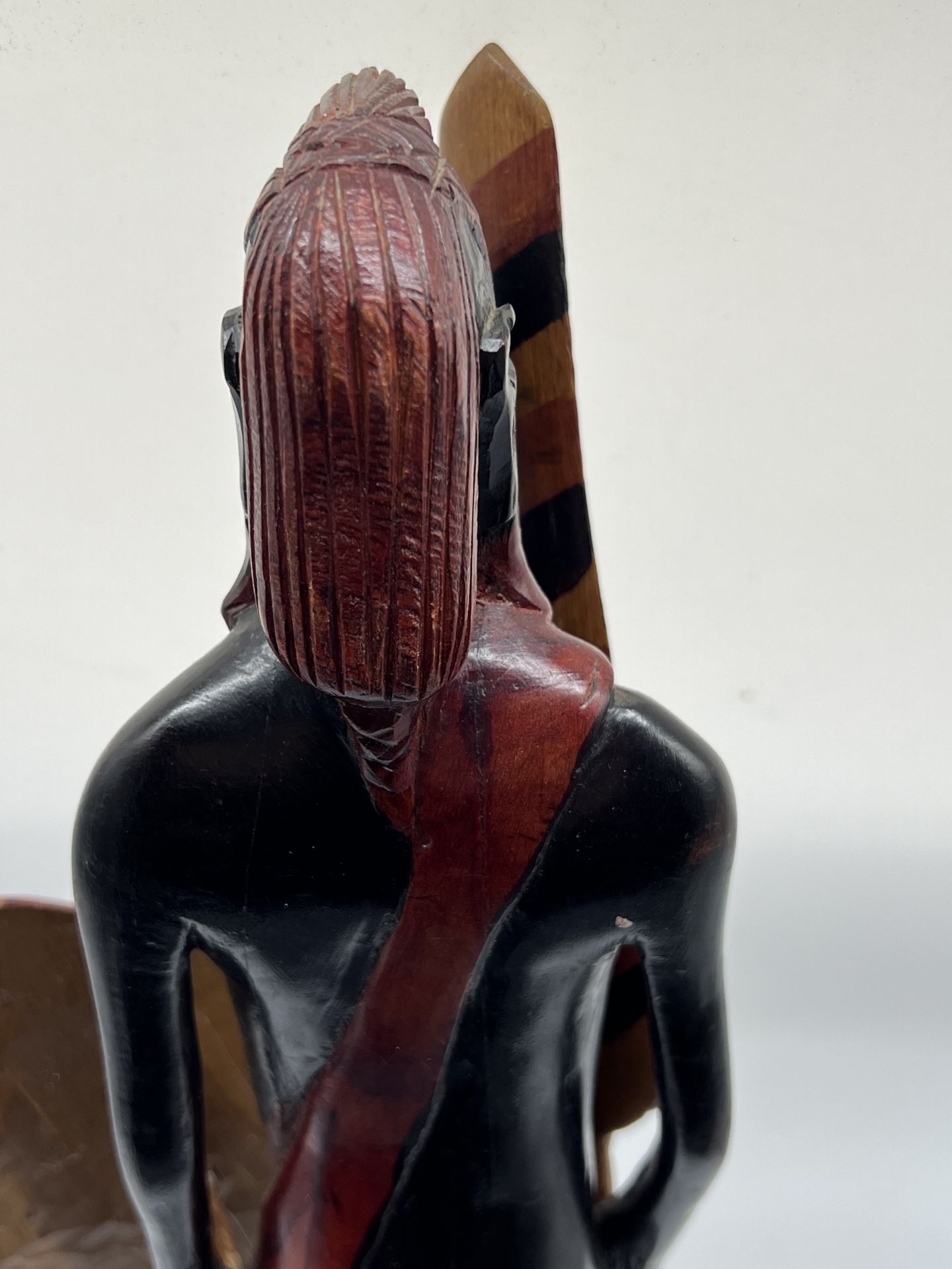 "Massai-Krieger" Figur, Holz - Bild 6 aus 7