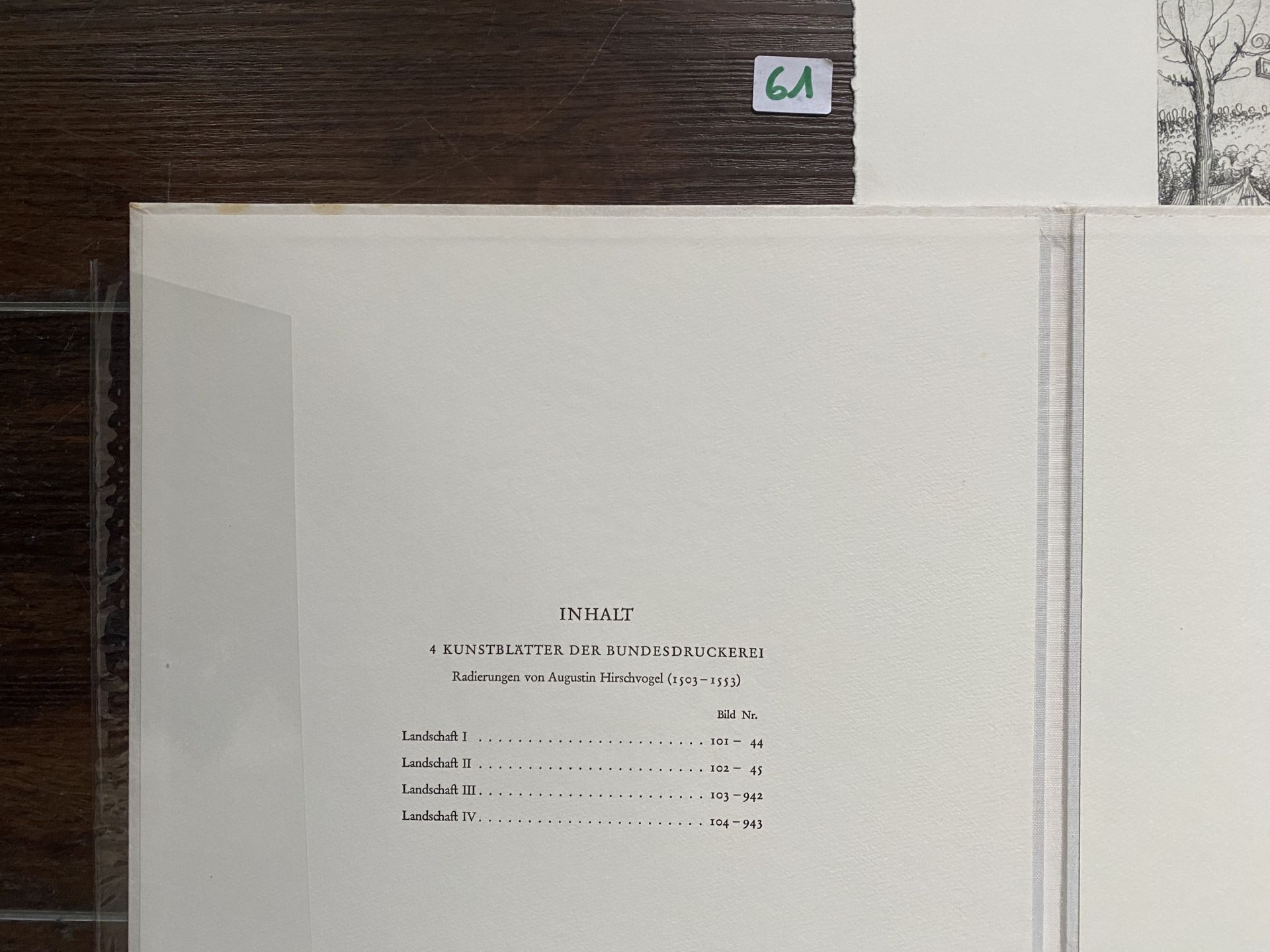 4 x Drucke der Bundesdruckerei in Mappe - Image 4 of 4