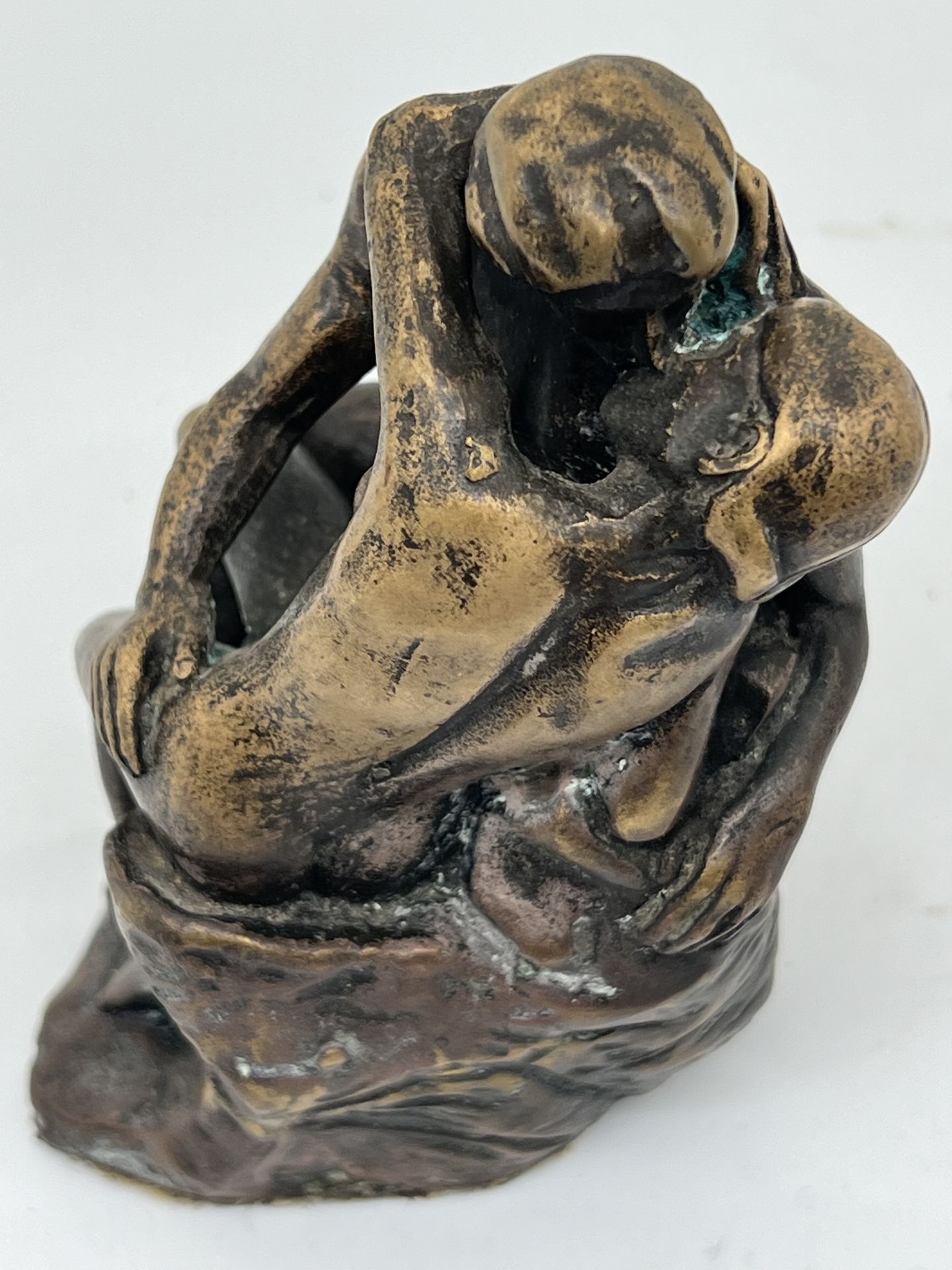 Bronzefigur Replika "Le Baiser" Auguste Rodin - Bild 4 aus 5