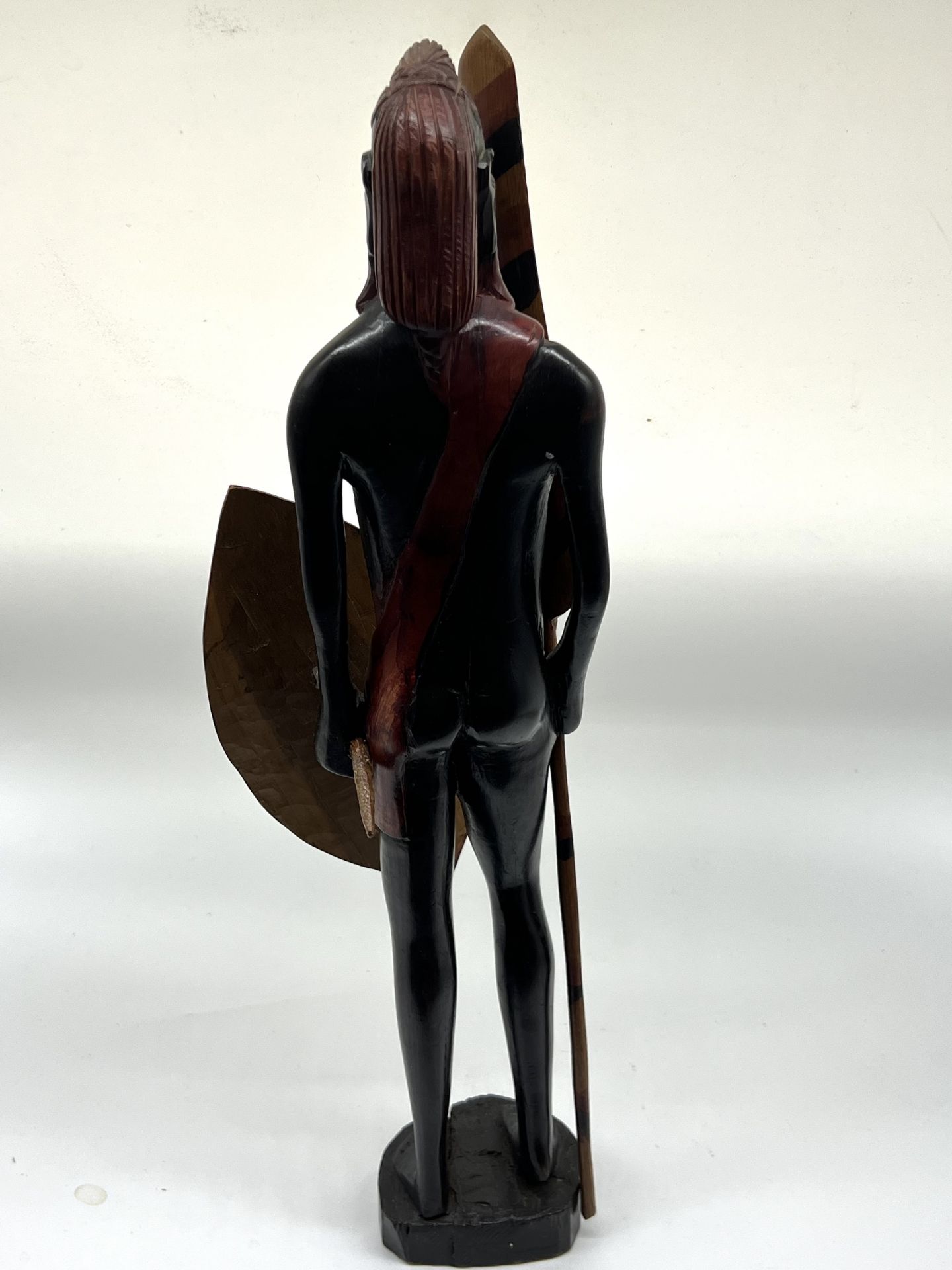 "Massai-Krieger" Figur, Holz - Bild 5 aus 7