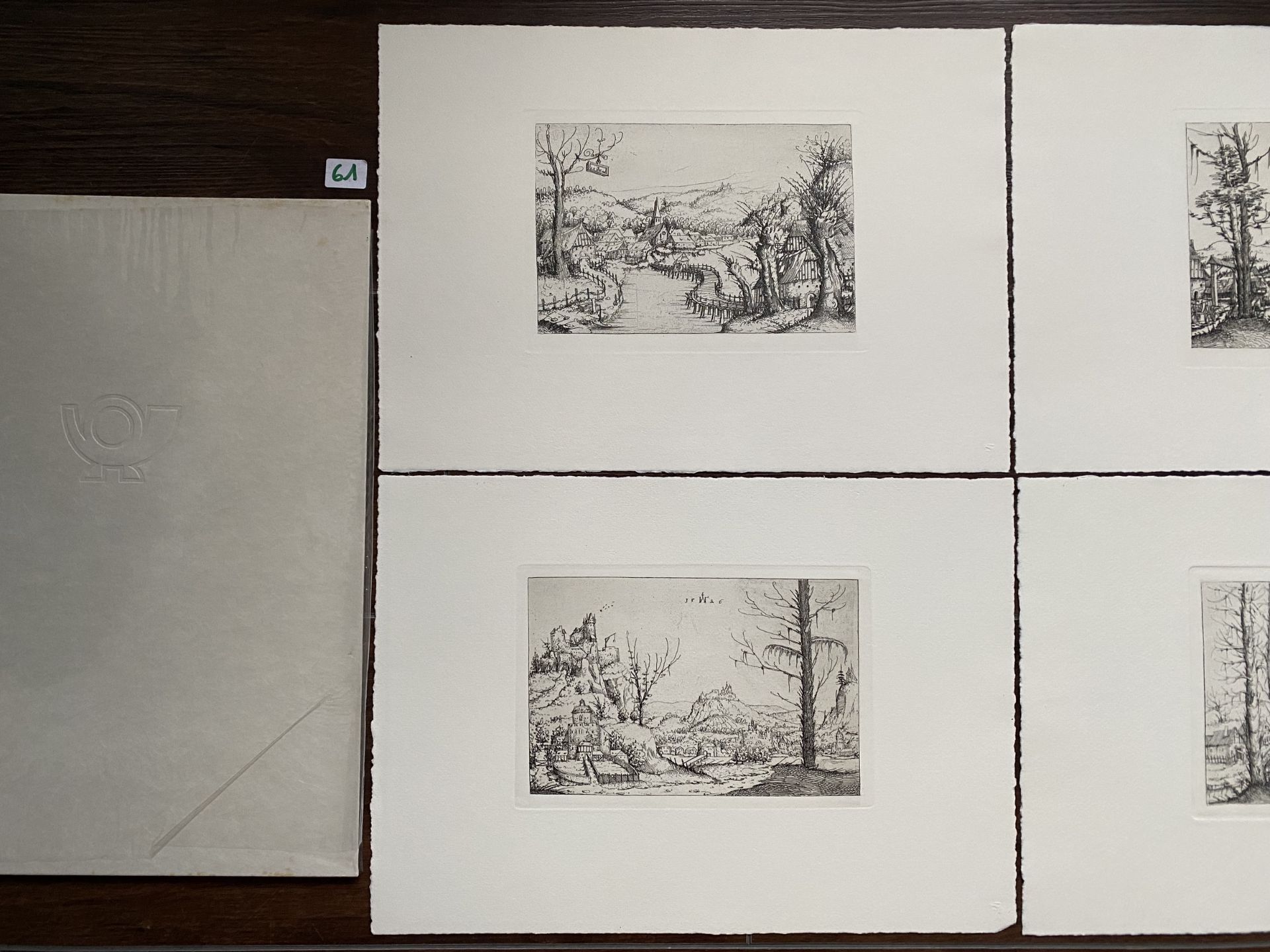 4 x Drucke der Bundesdruckerei in Mappe - Image 2 of 4