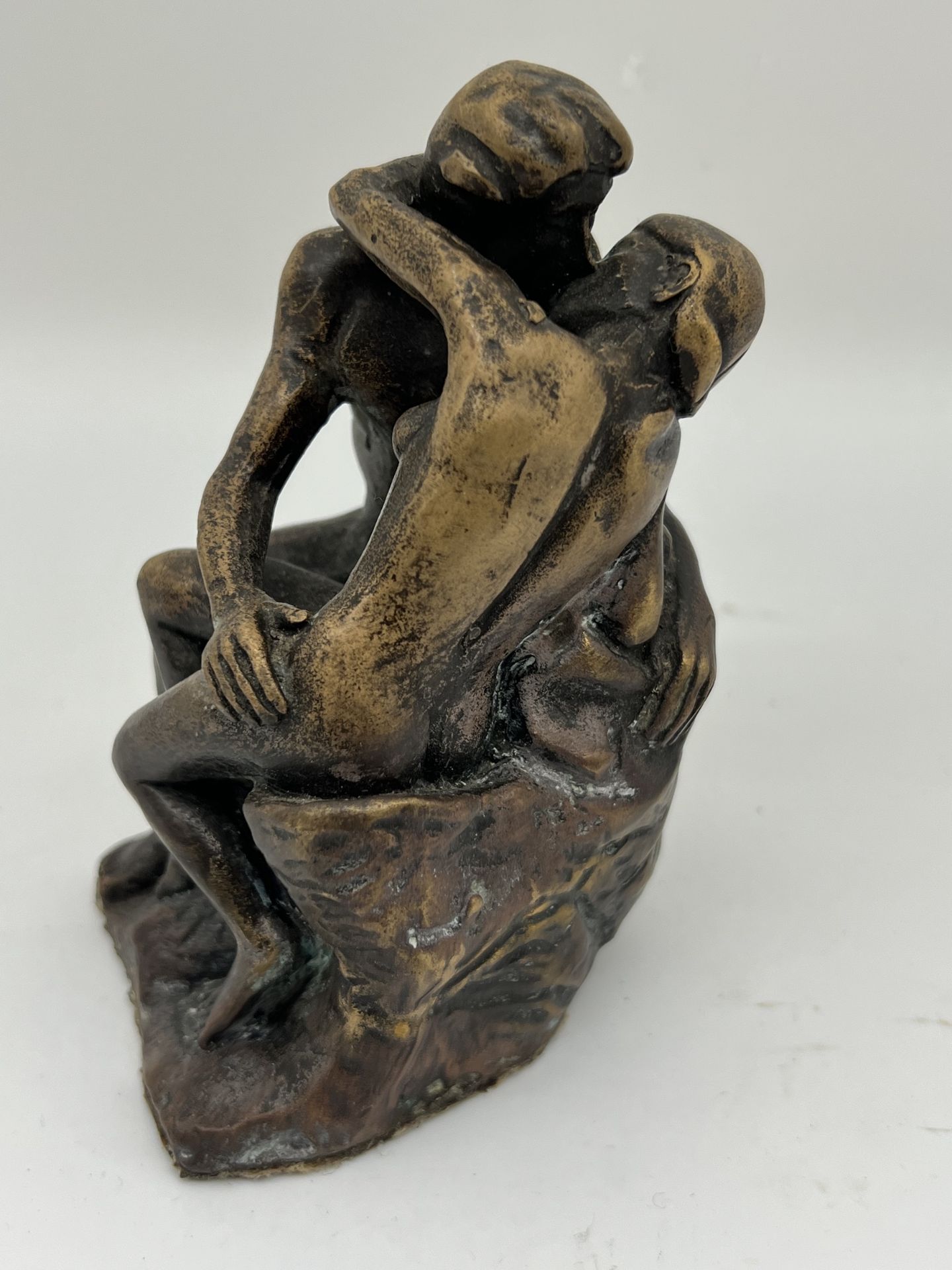 Bronzefigur Replika "Le Baiser" Auguste Rodin - Bild 2 aus 5