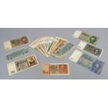 Konvolut Reichsbanknoten / NS Reichsmark 1923 - 1942