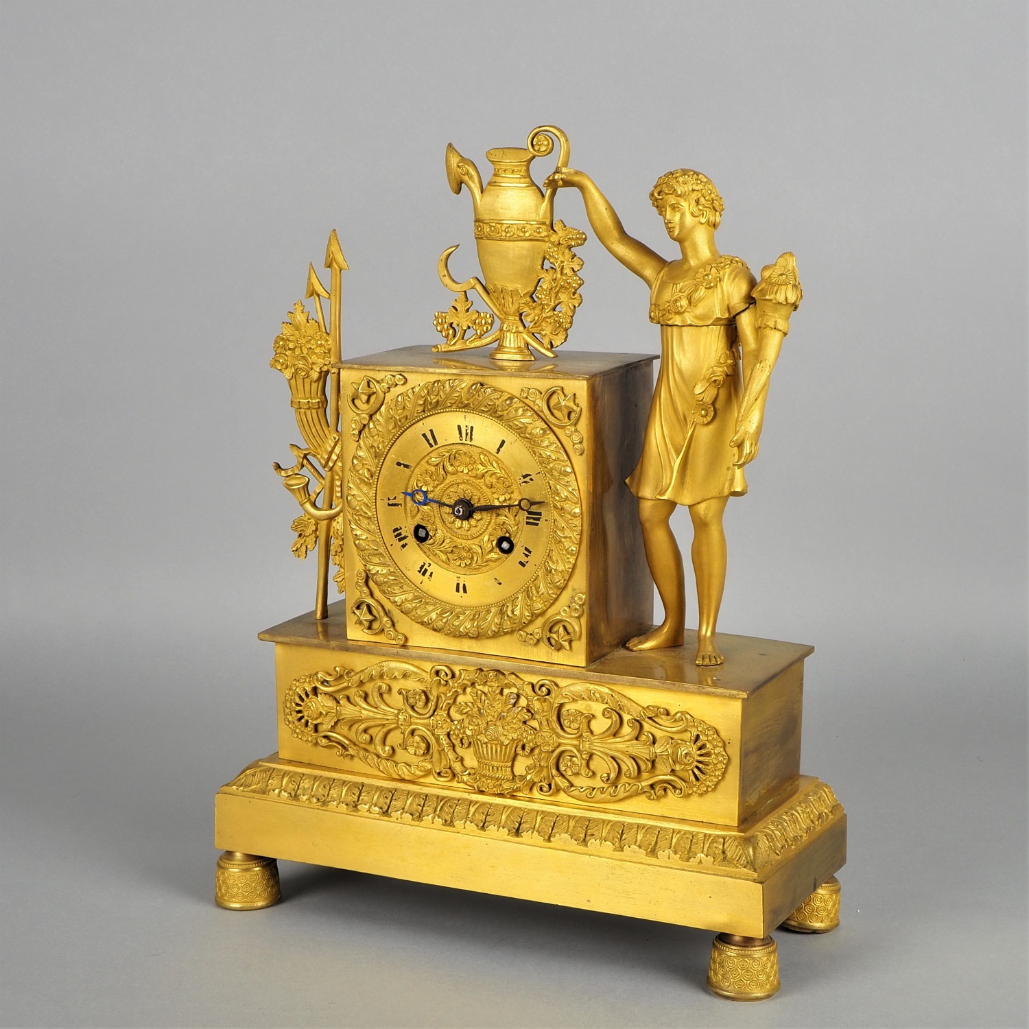 Classicist mantel clock, France around 1800 - Image 2 of 6