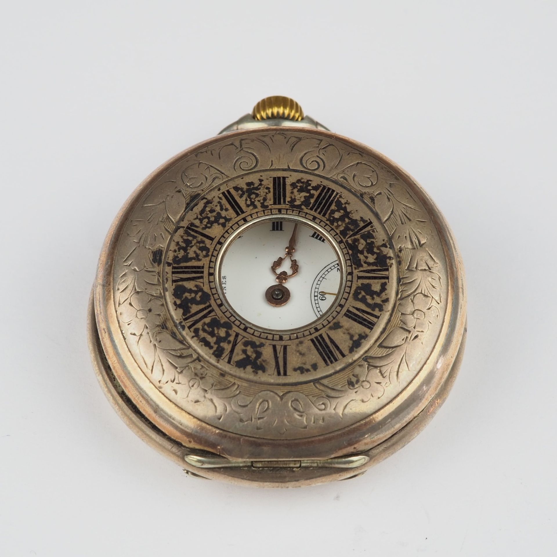 Swiss men's pocket watch "Longines", around 1900. - Image 2 of 3