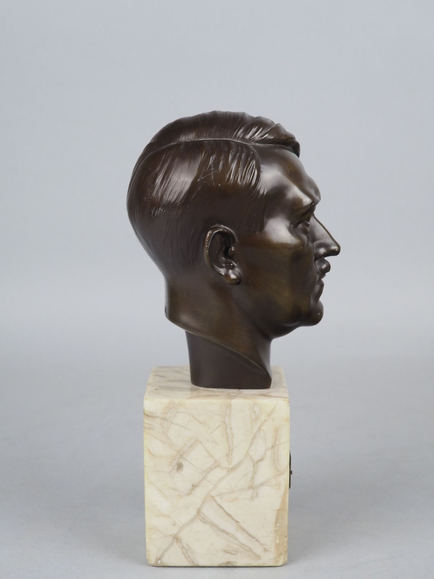 Bust Adolf Hitler - 1936 to the Officers' Fair (FdM) Führer boat T 196. - Image 3 of 7