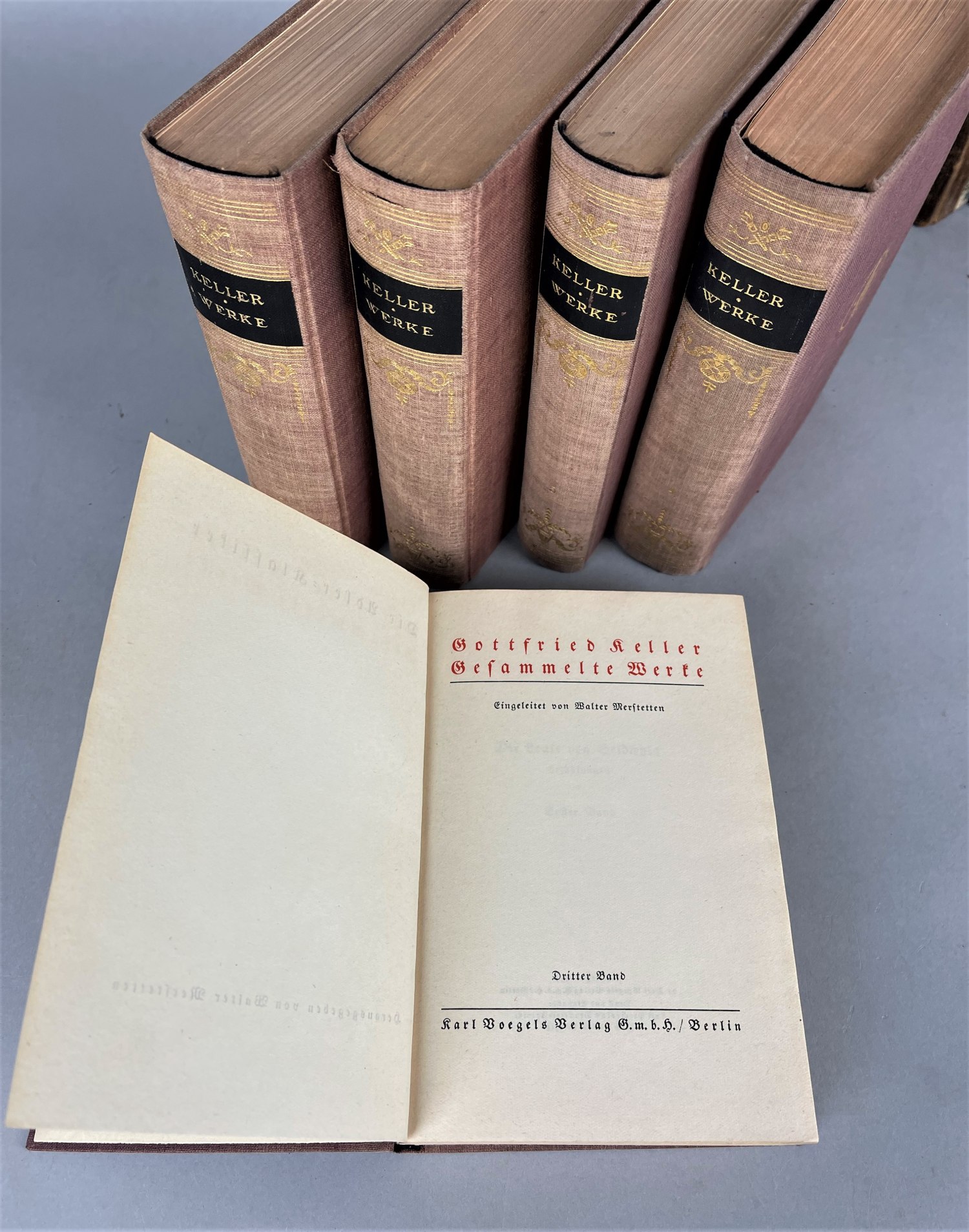 Mixed lot of 25 books, ca. 1800 - 1929 - Image 7 of 8