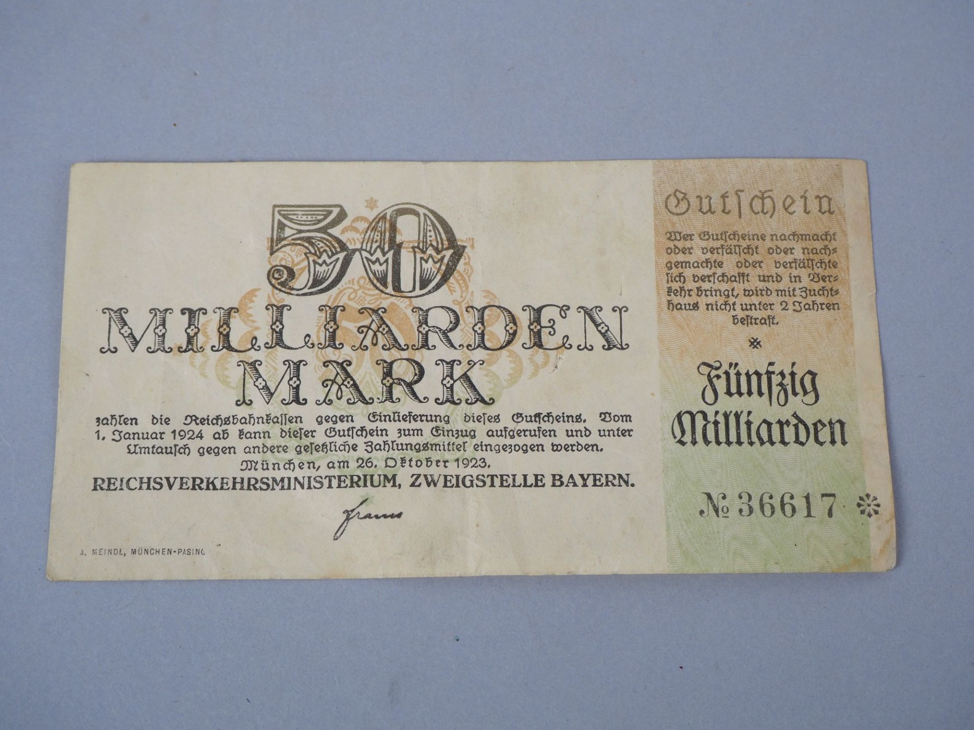 Mixed German inflation money and emergency money bills beginning 20th century. - Image 5 of 6