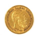 10 Mark Goldmünze, 1888, Friedrich III. von Preußen
