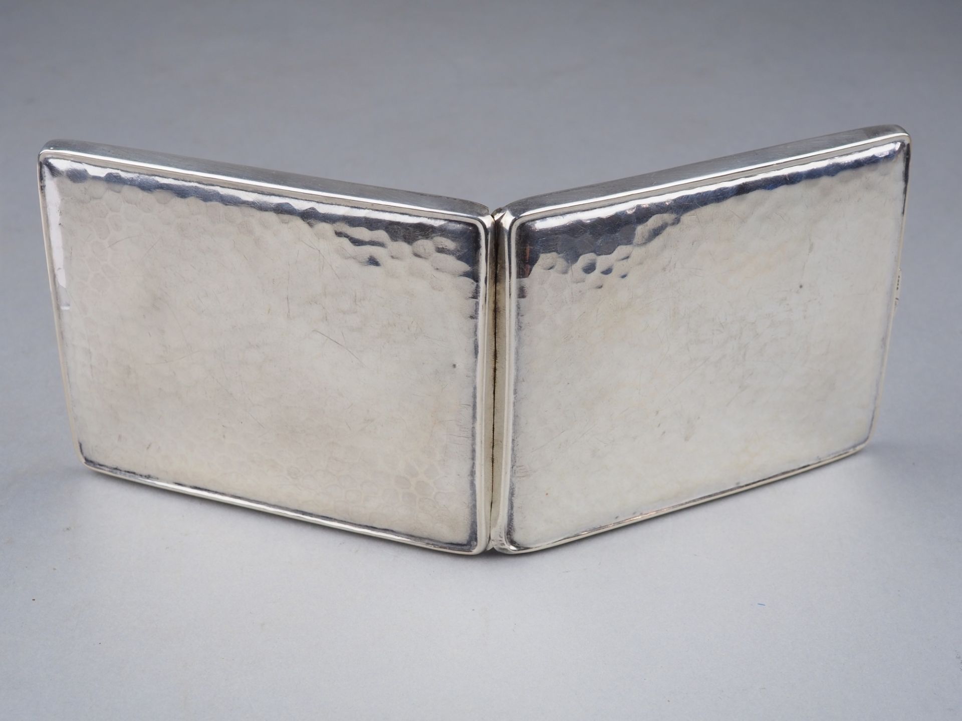 Wehrmacht Battalion Champion 1937 Silver Cigarette Case - Pion.L.u.V.Btl. 2 (mot.) - Image 2 of 4