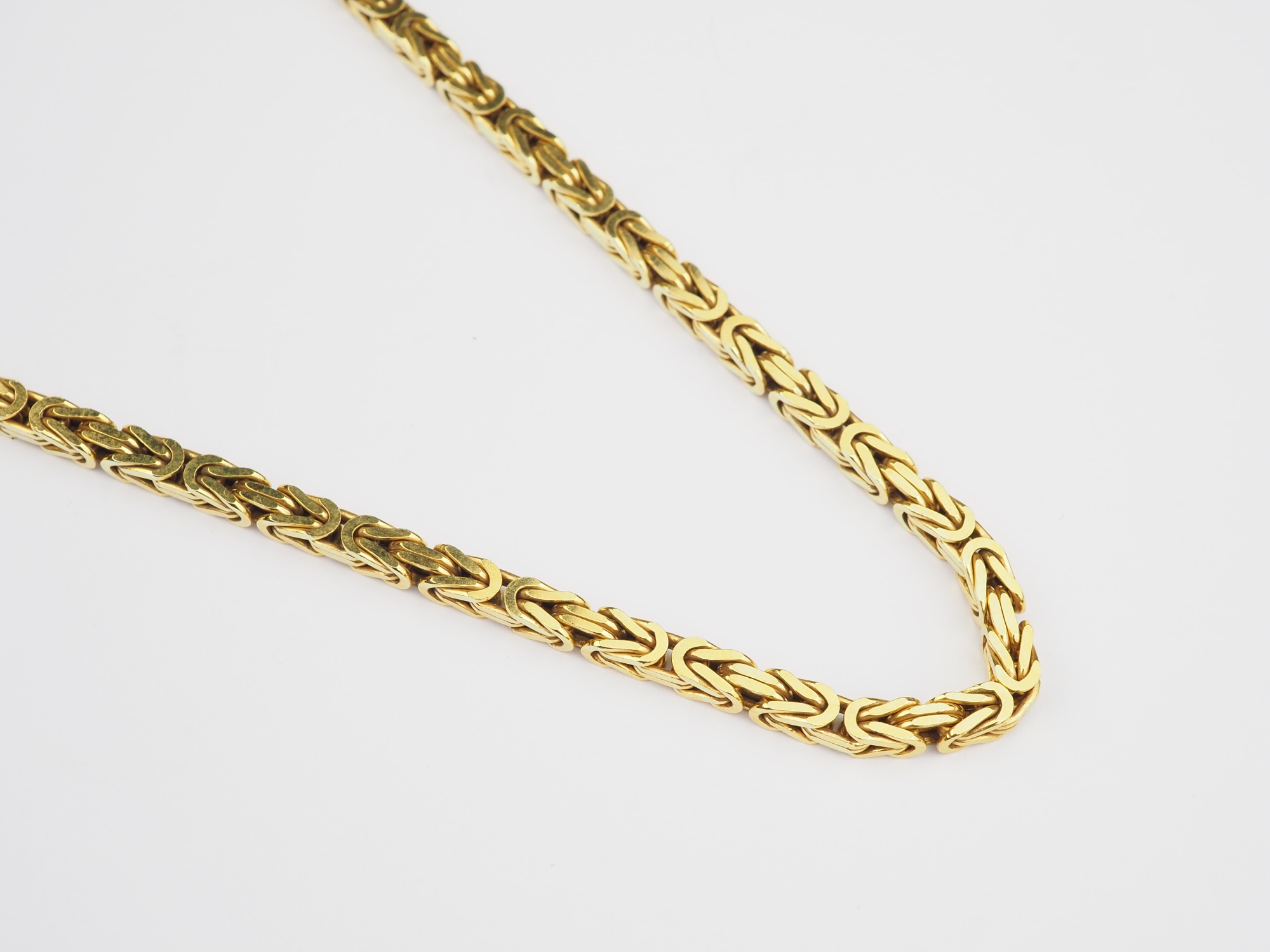 Long Byzantine chain 14K gold, 66.7g - Image 2 of 3