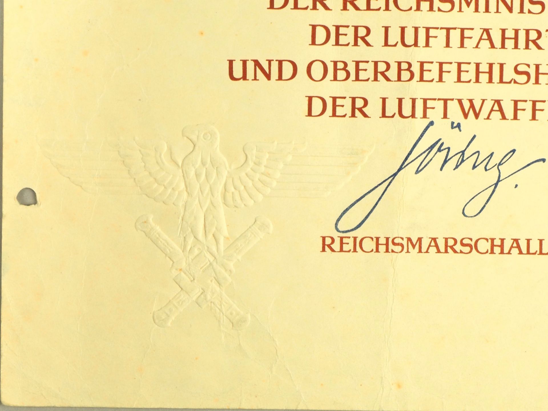 Luftwaffe: First Class Certificate Group of First Sergeant Josef Wargin - 3rd / Reconnaissance Squa - Image 3 of 9