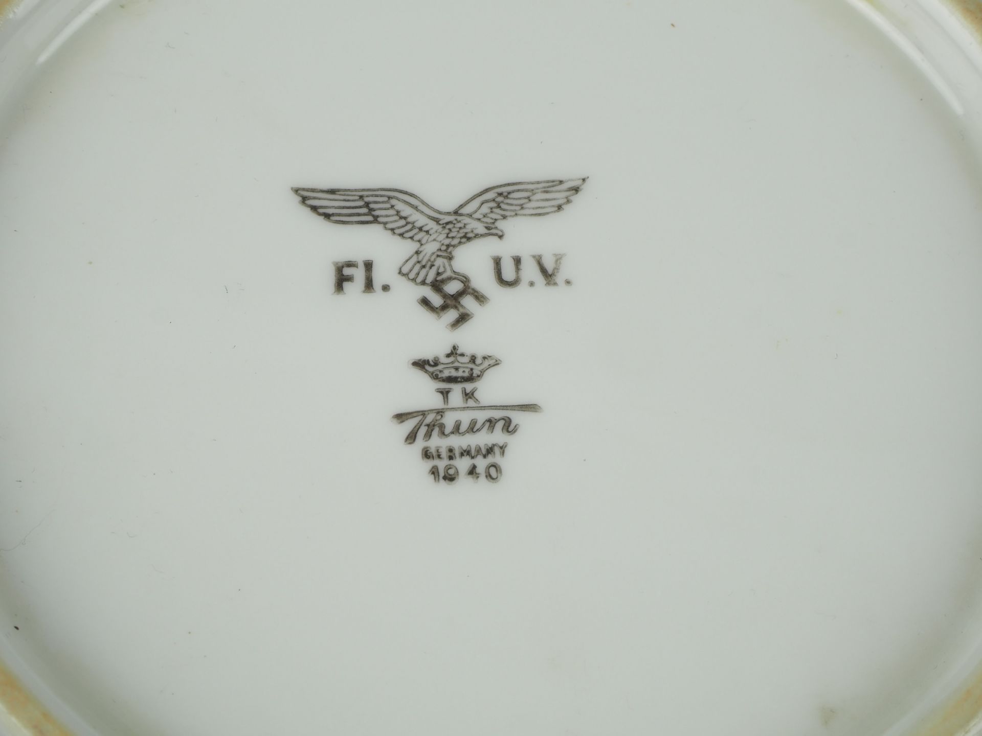 3 Canteen soup plates, Luftwaffe / Wehrmacht - Image 5 of 5