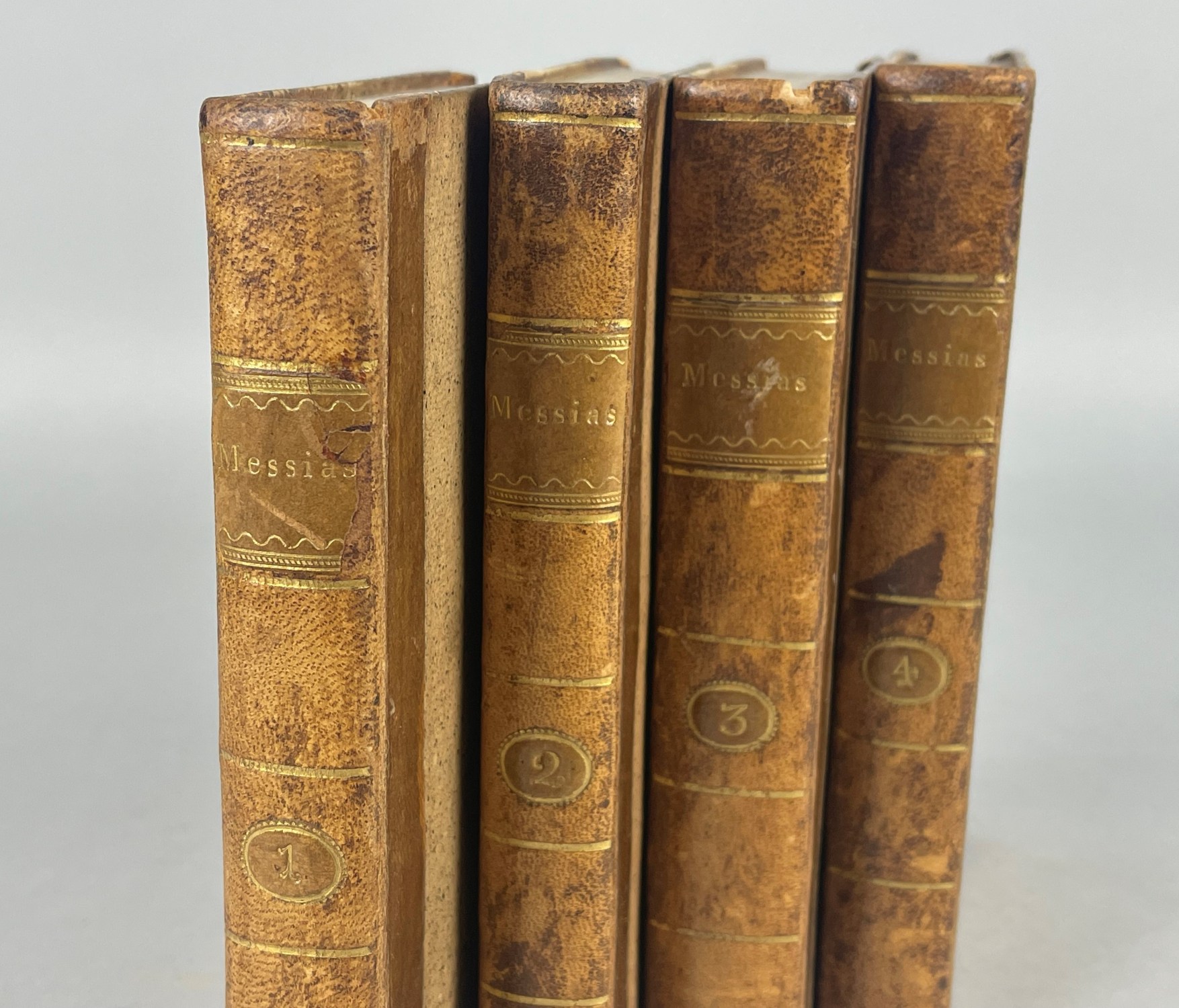 Friedrich Gottlieb Klopstock, The Messiah, 4 volumes, 1775-1783 - Image 2 of 5