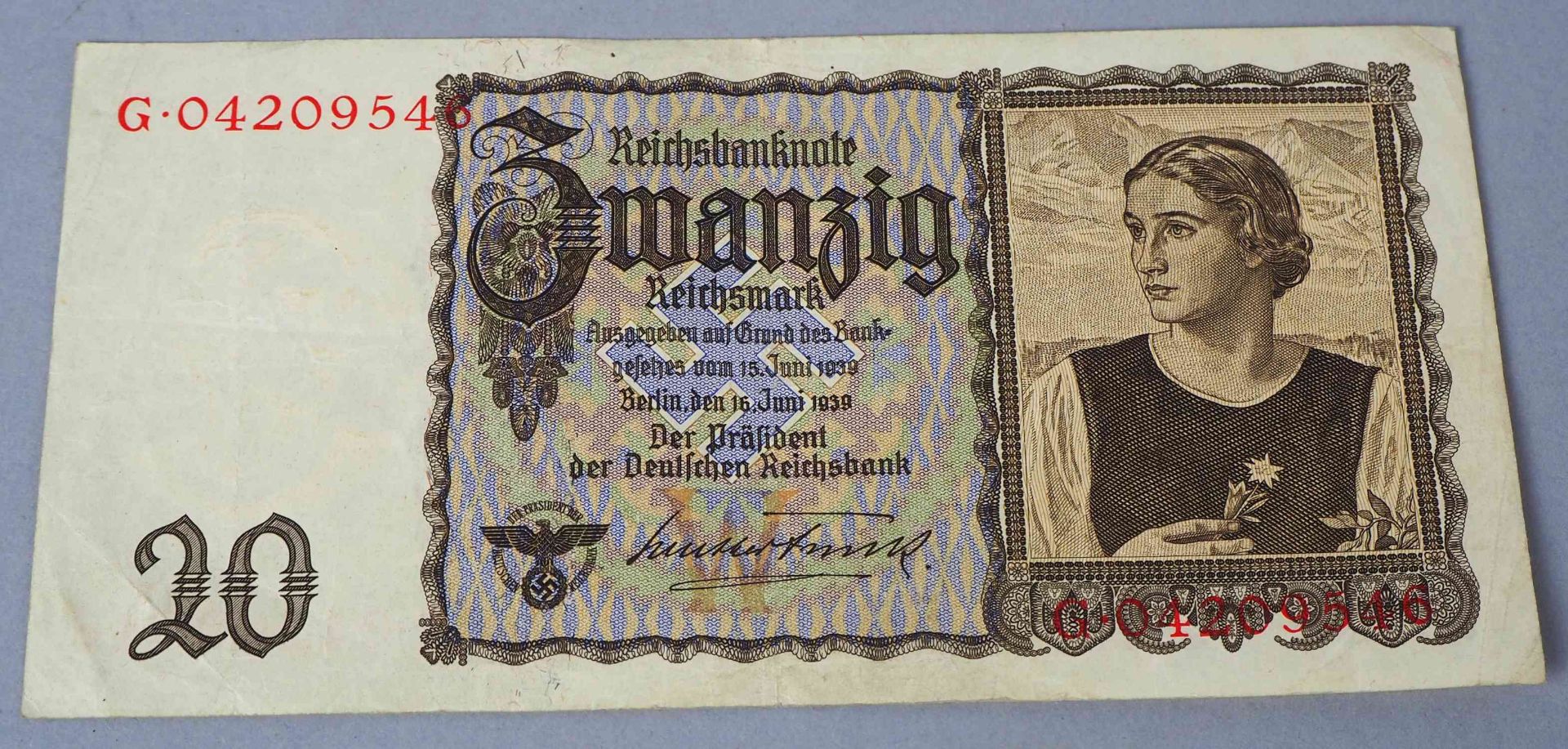 Konvolut Reichsbanknoten / NS Reichsmark 1923 - 1942 - Image 5 of 6