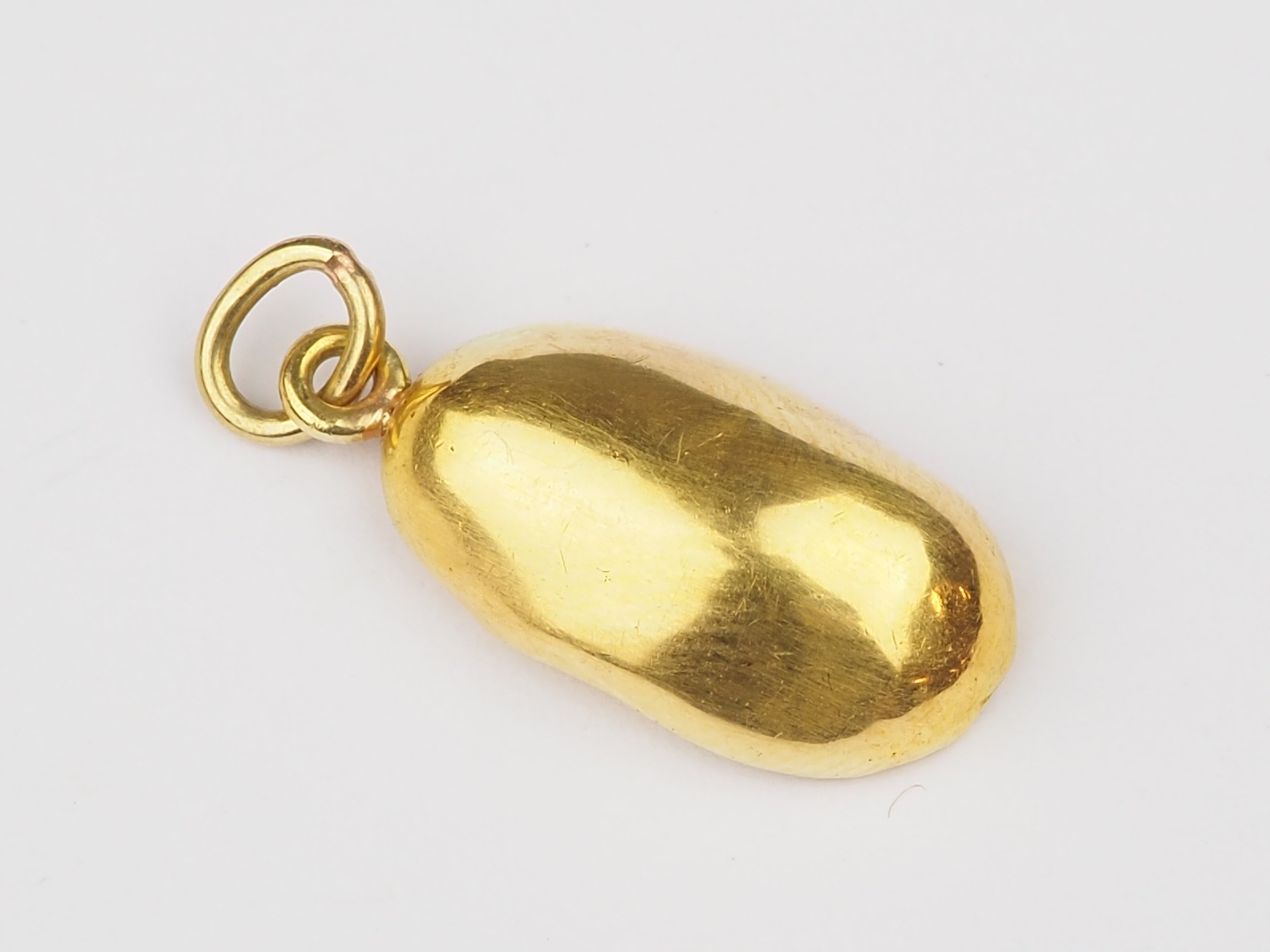 14K Gold Pendant "Coffee Bean" - Image 2 of 2