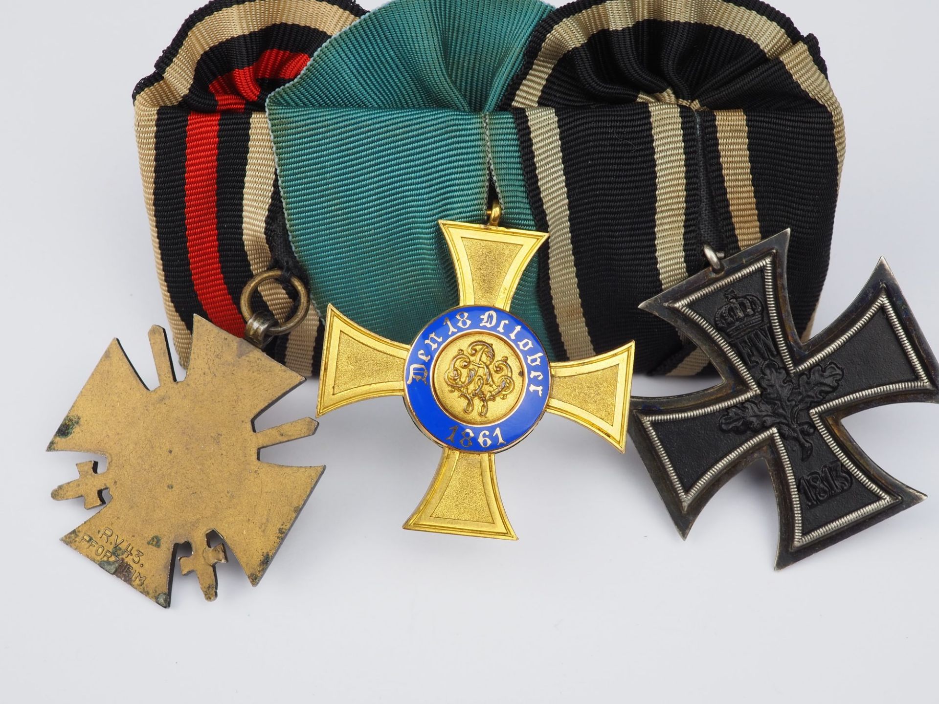 WW1 Order Clasp Prussia, with Royal Crown Order Cross 4th Class - Image 4 of 4